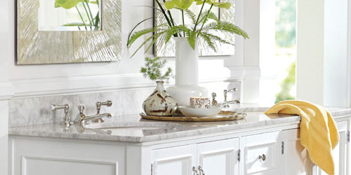 How To Decorate Your Bathroom Walls With Style Pottery Barn