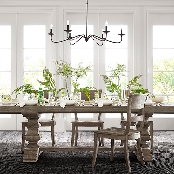 The Lighting Guide Pottery Barn, How Many Pendants Over Dining Table