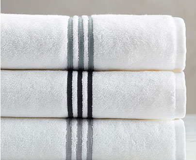 Grand Embroidered Organic Towels