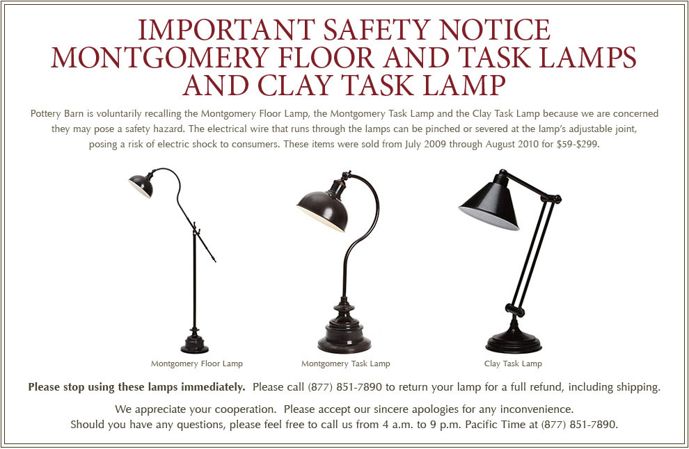 Recall Lamps