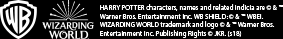 HARRY POTTER characters, names and related indicia are © & ™ Warner Bros. Entertainment Inc.
