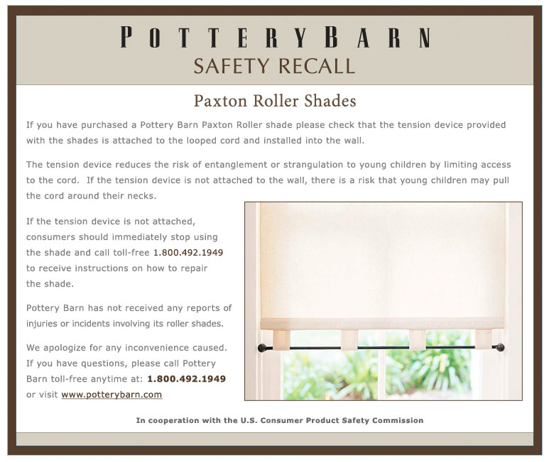 Recall Roller Shade