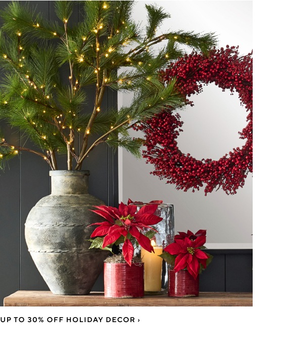 Up to 30% Off Holiday Decor