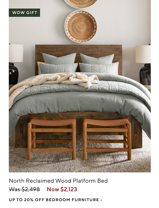 Up to 20% Off Bedroom Furniture