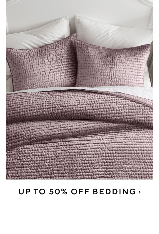 Up to 50% Off Bedding
