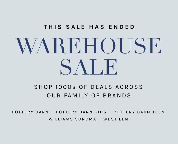 Warehouse Sale: Up to 50% Off