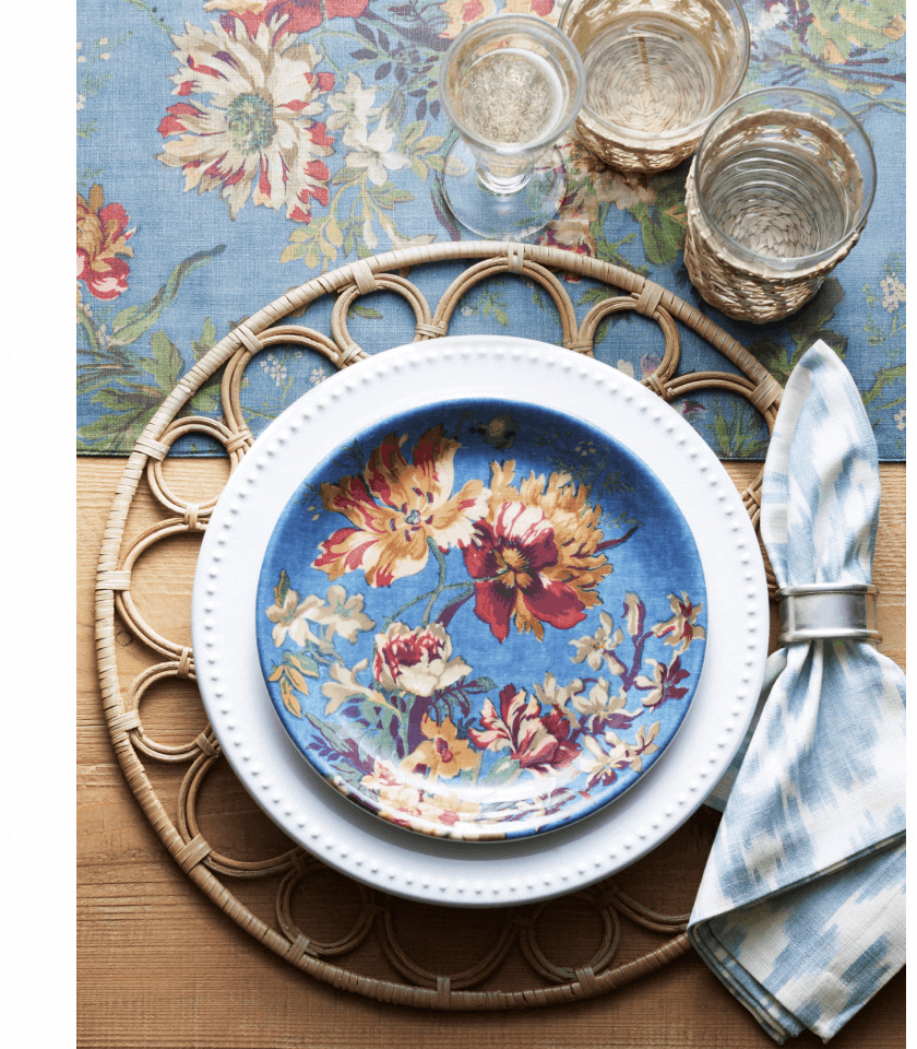 Meadow Floral Stoneware Plates
