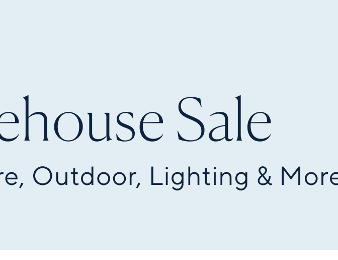 Spring Warehouse Sale > Up to 40% Off