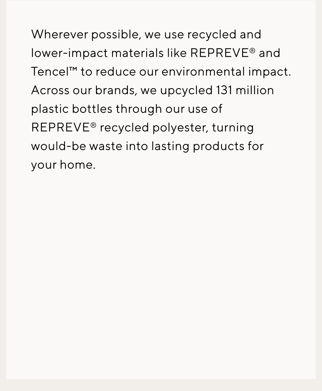 Material Innovation