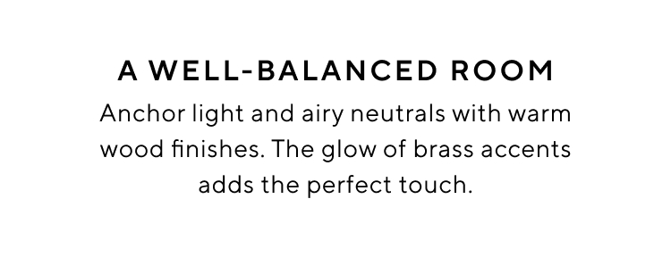 A Well-Balanced Room
