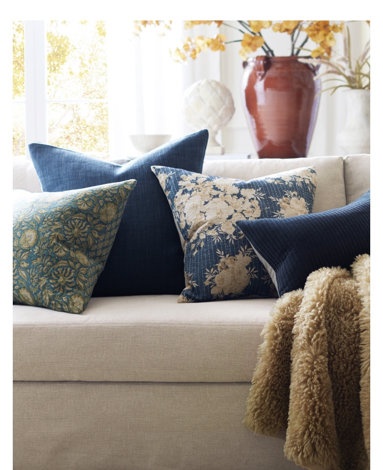 Shop Balance in Blue Pillows