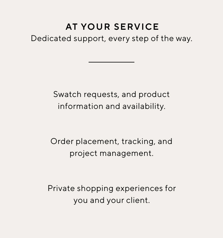 AT YOUR SERVICE AT YOUR SERVICE
