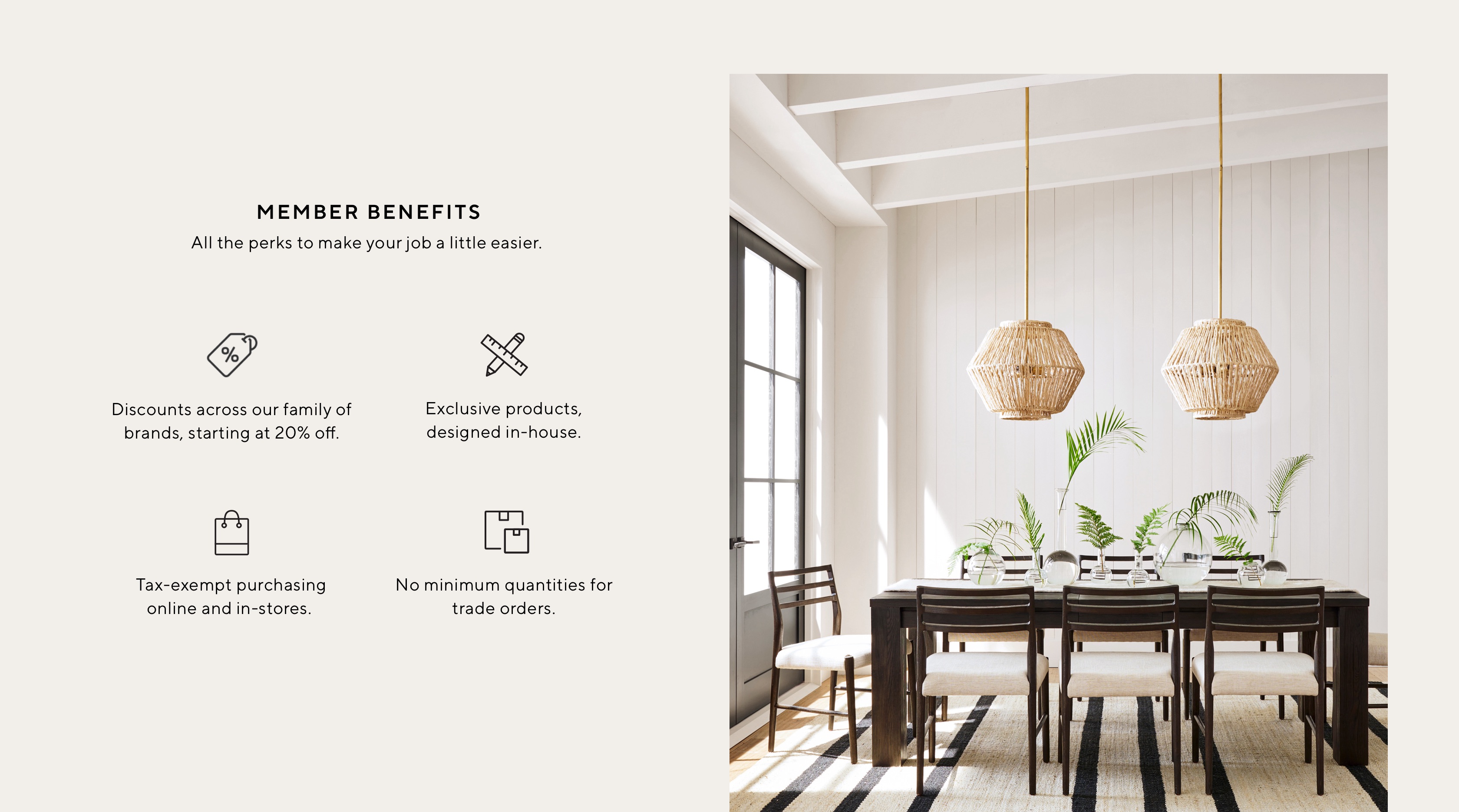 MEMBER BENEFITS MEMBER BENEFITS