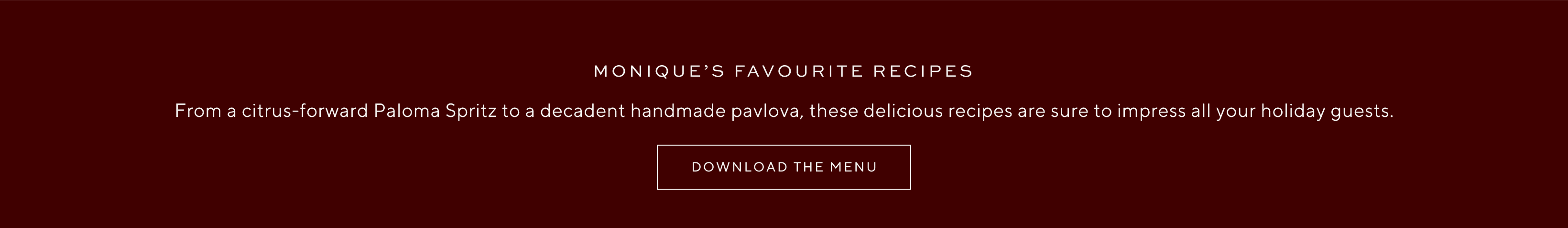 Download the Menu