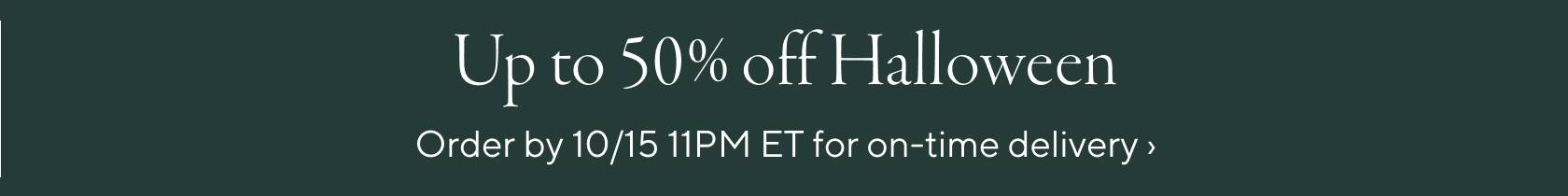 Halloween Sale