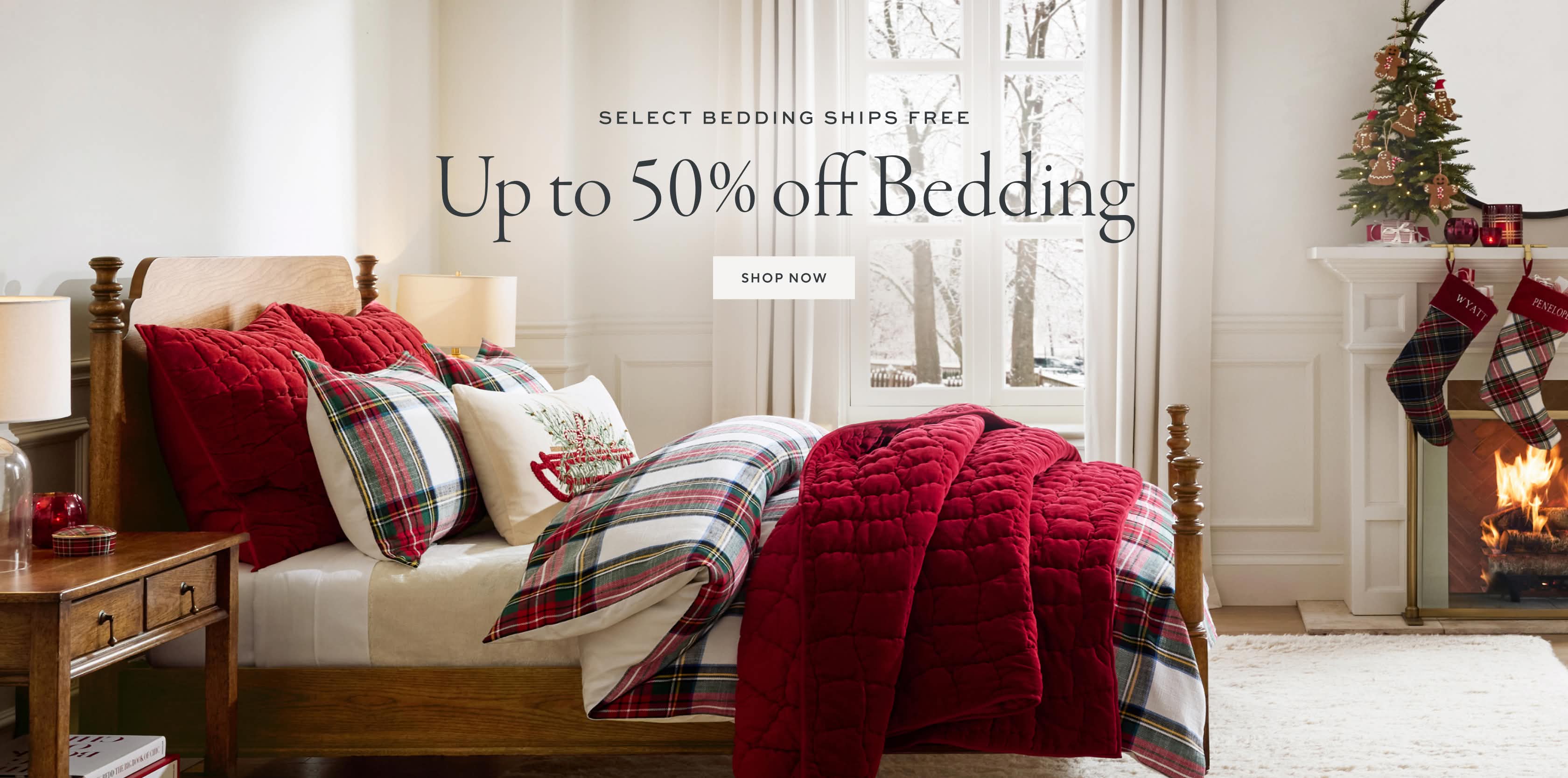 Up to 50% off Bedding