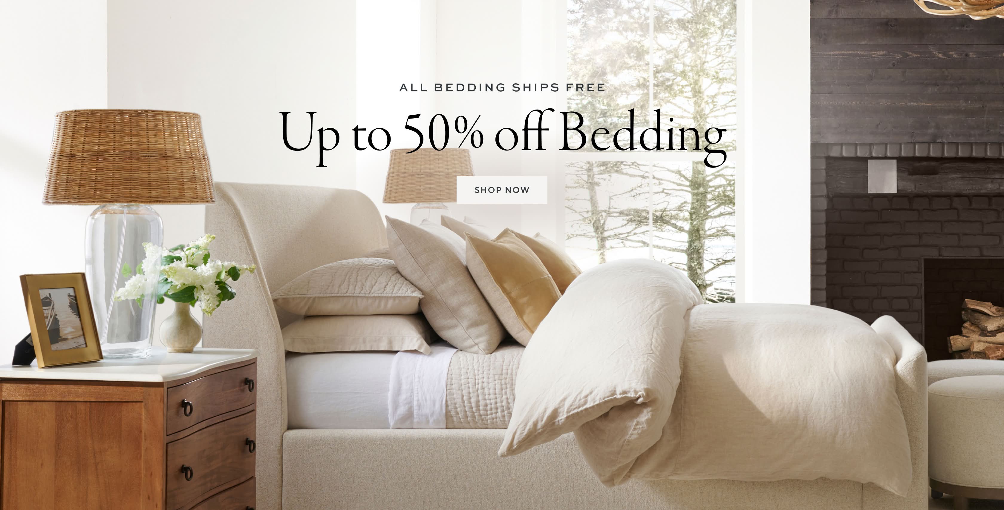 Up to 50% off Bedding Ships Free