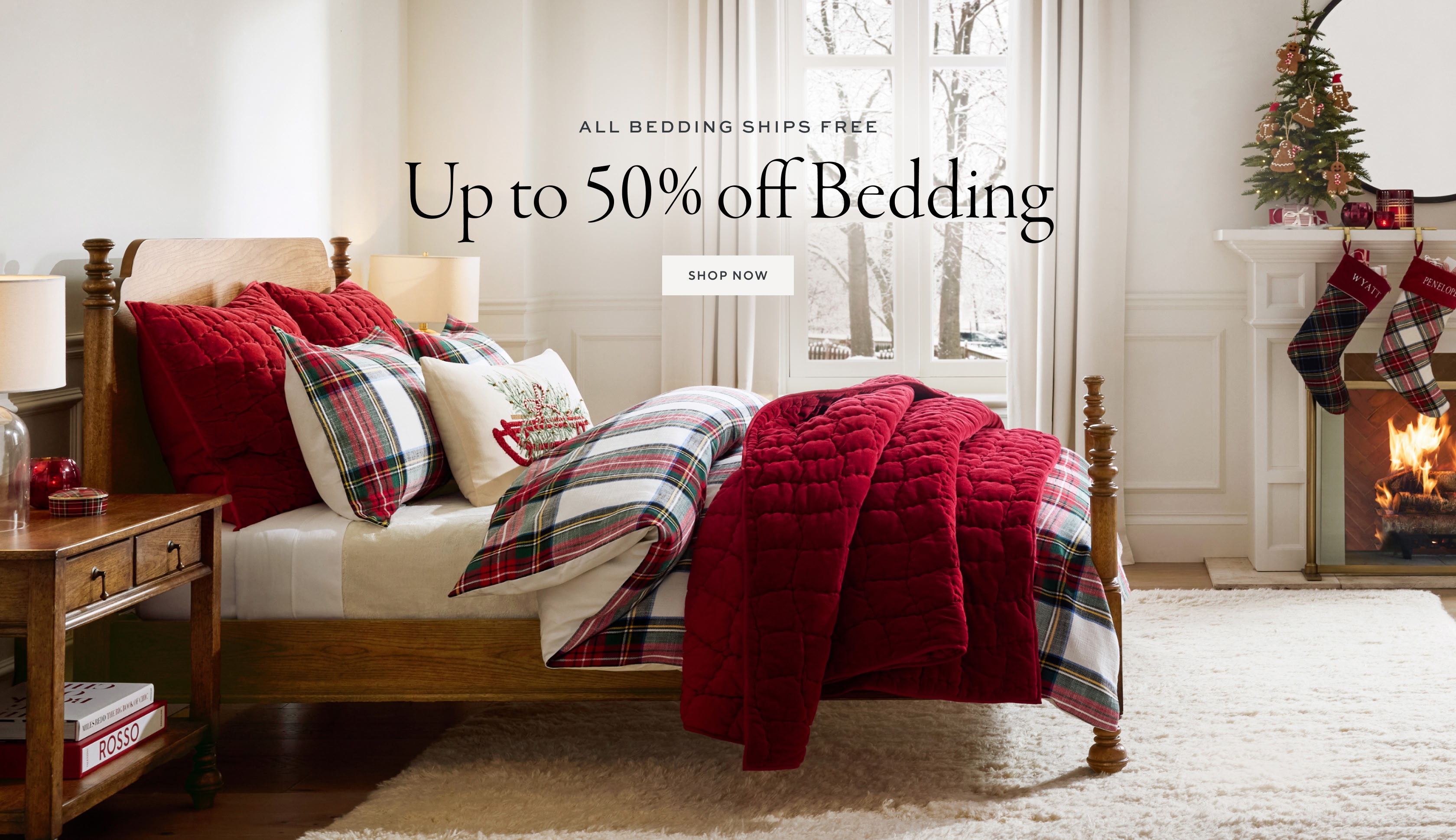 Up to 50% off Bedding Ships Free