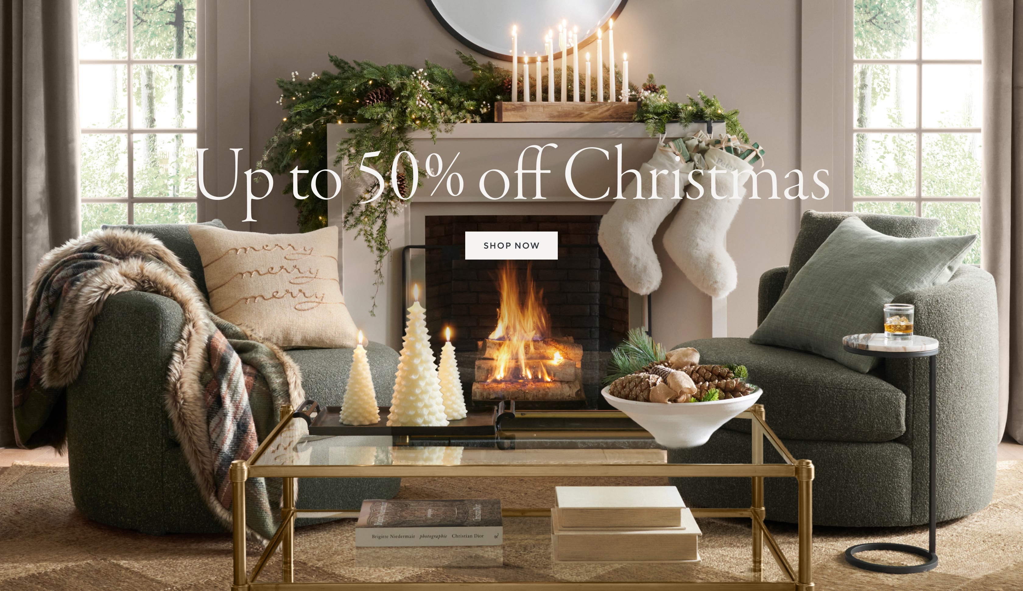 Up to 50% off Christmas Shop