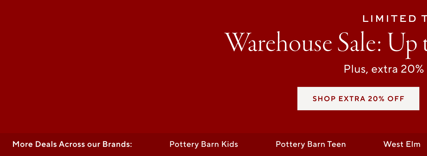 Shop Extra 20% Off Shop Extra 20% Off