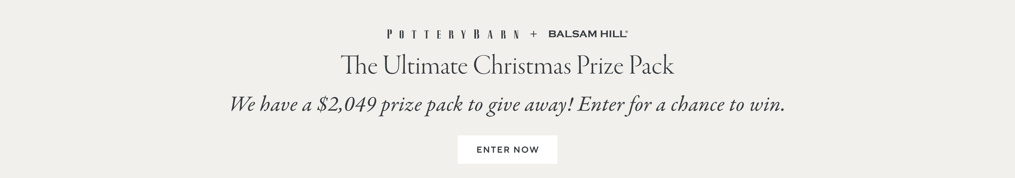 Balsam Hill Sweepstakes Balsam Hill Sweepstakes