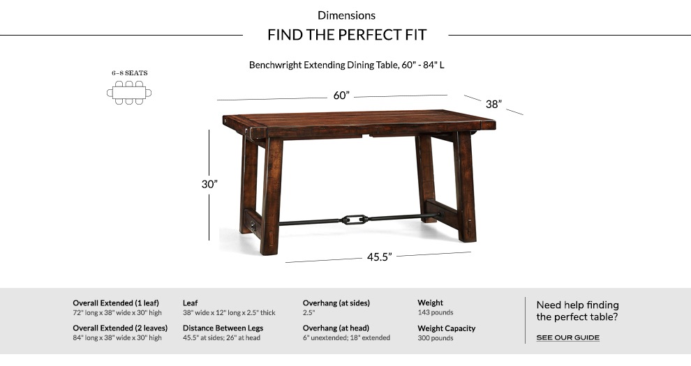 Perfect Pair Benchwright Extending Dining Table + Wynn Chair Rustic