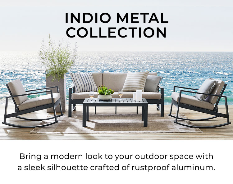 Indio Metal Collection | Metal Outdoor Furniture | Pottery Barn