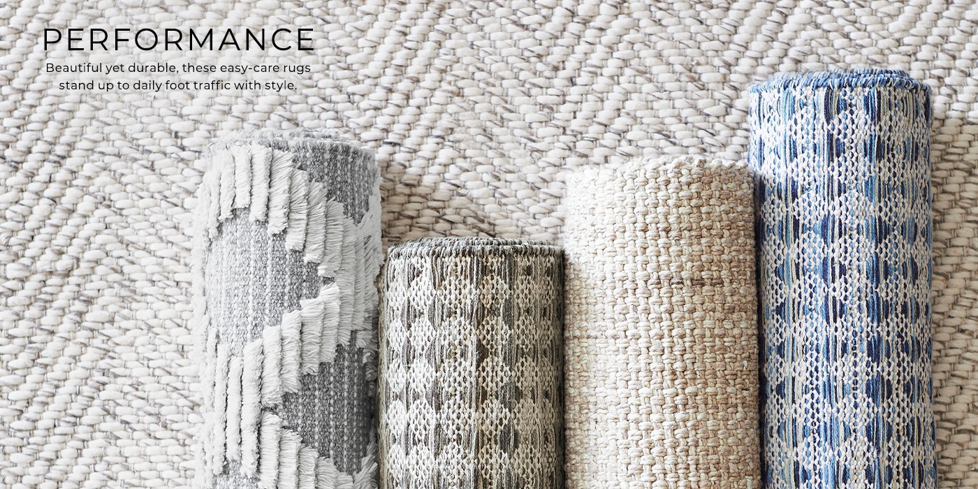 6' Round Performance Rugs Pottery Barn