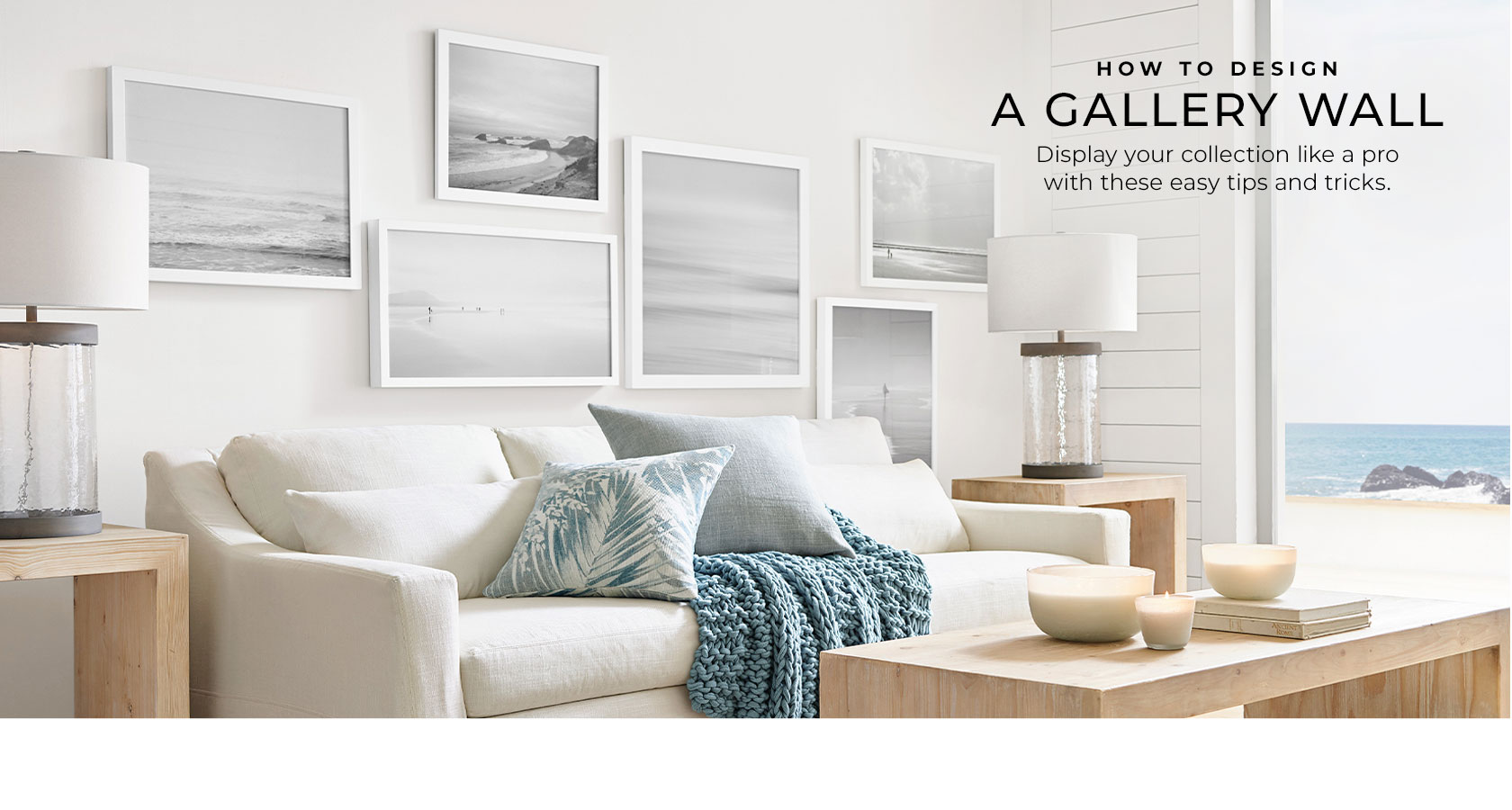 How To Design A Gallery Wall Pottery Barn