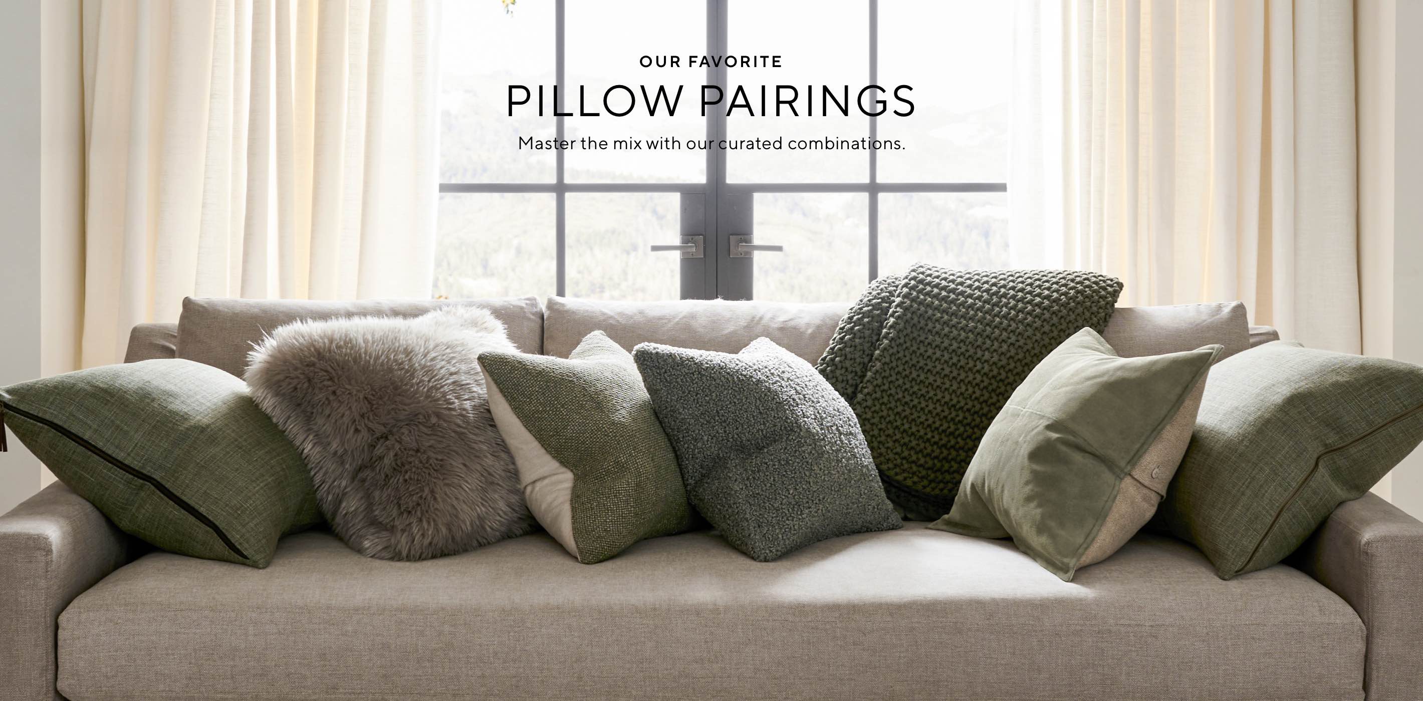 Our Favorite Pillow Looks Pottery Barn