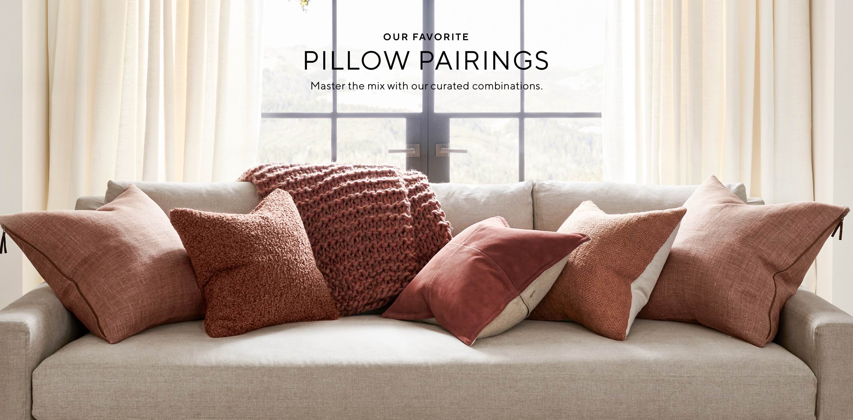 Our Favorite Pillow Looks Pottery Barn