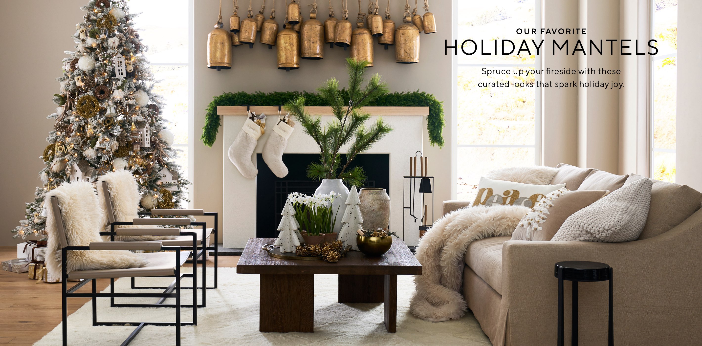 Our Favorite Holiday Mantels Our Favorite Holiday Mantels