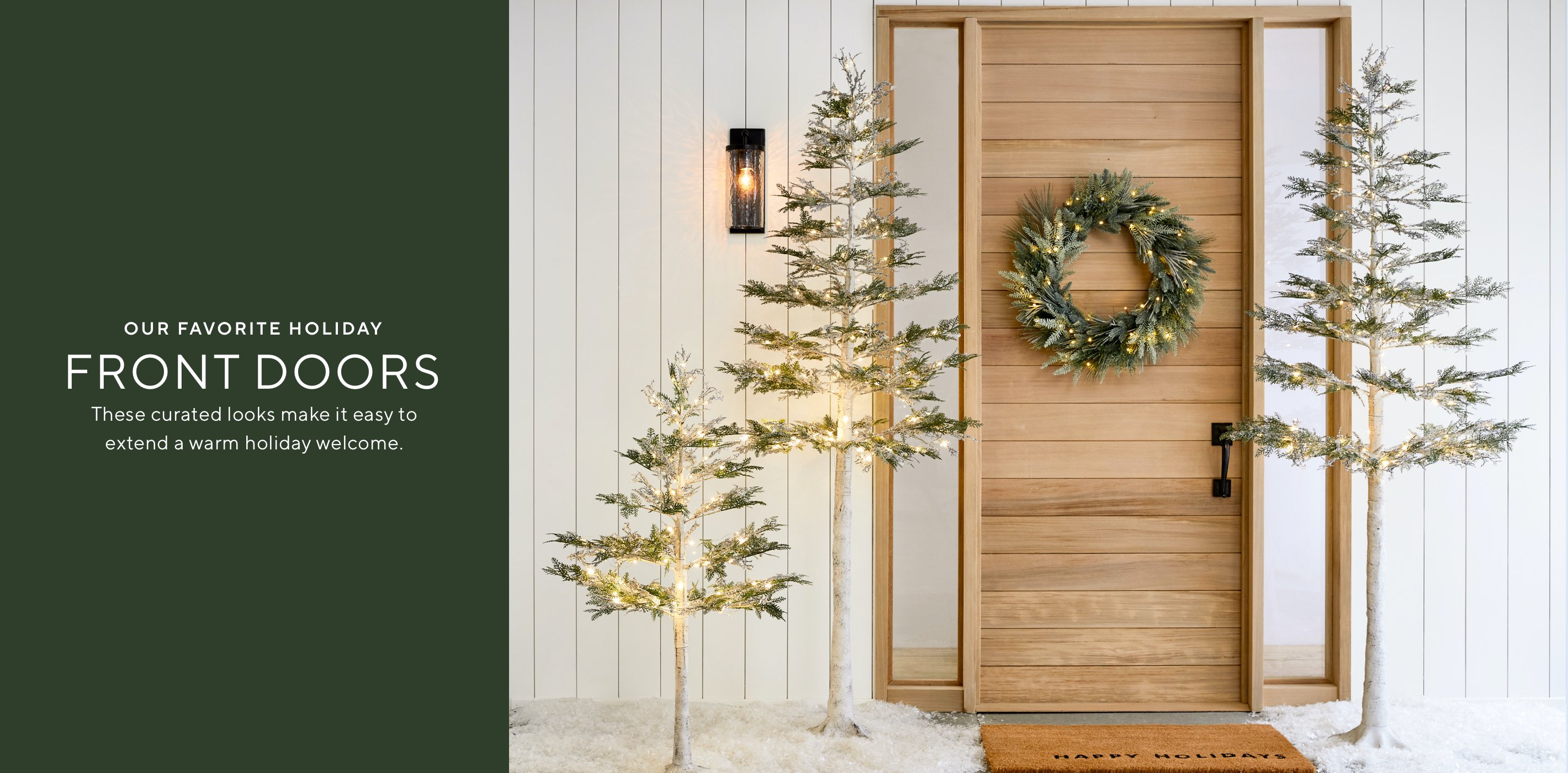 Our Favorite Holiday Front Doors
