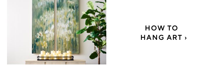 How to Hang Art