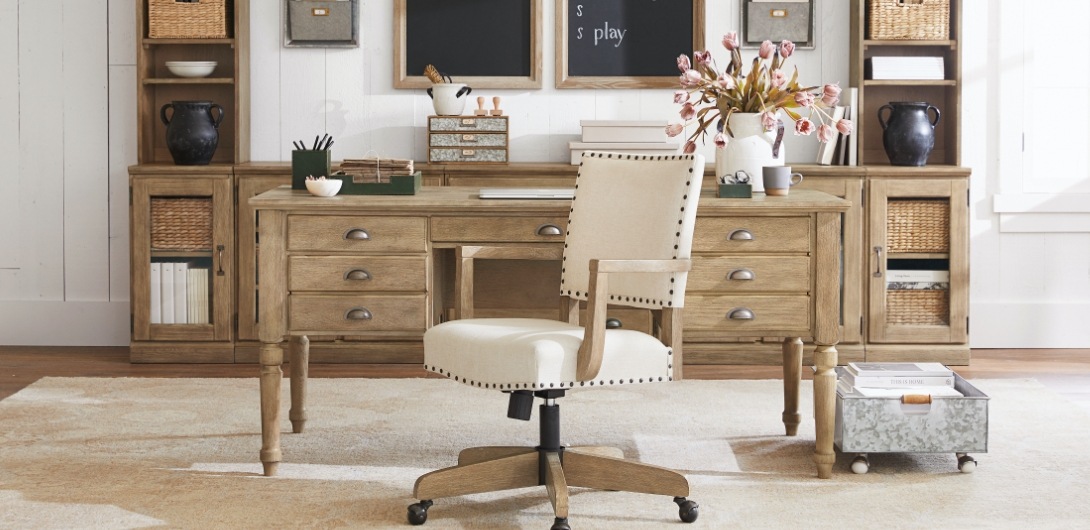 pottery barn desk furniture