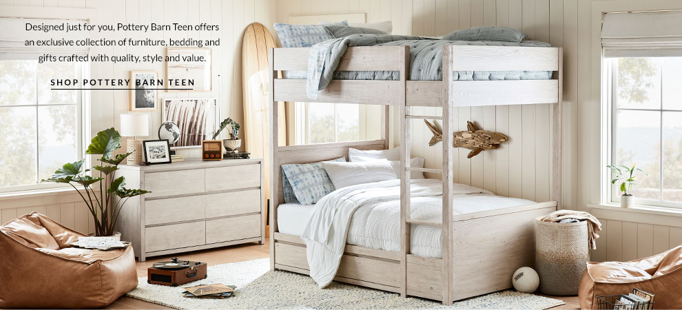 Teen Bedding, Furniture & Decor for Teen Bedrooms & Dorm Rooms, Pottery  Barn Teen