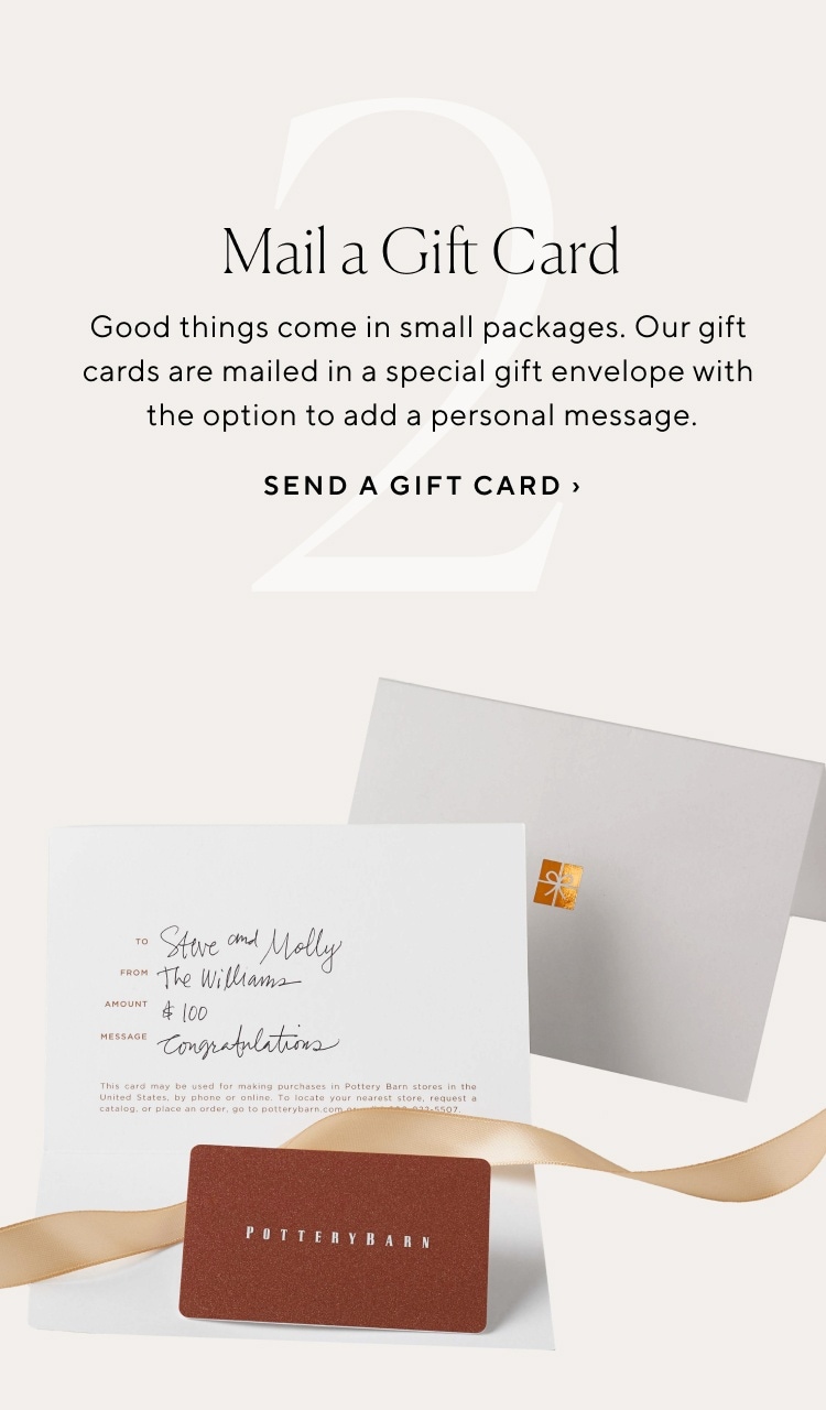 Gift Cards Pottery Barn