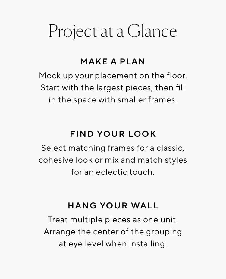 How to Design a Gallery Wall, Pottery Barn, How to Design a Gallery Wall