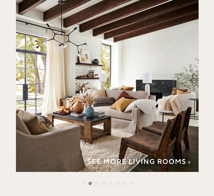 POTTERY BARN LIVING ROOM LOOKBOOK 