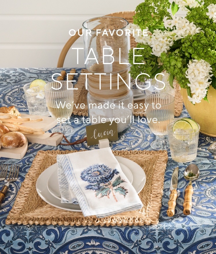 Our Favorite Table Settings