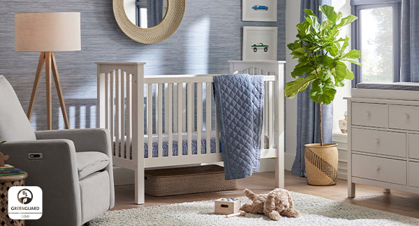 Pottery barn round crib best sale