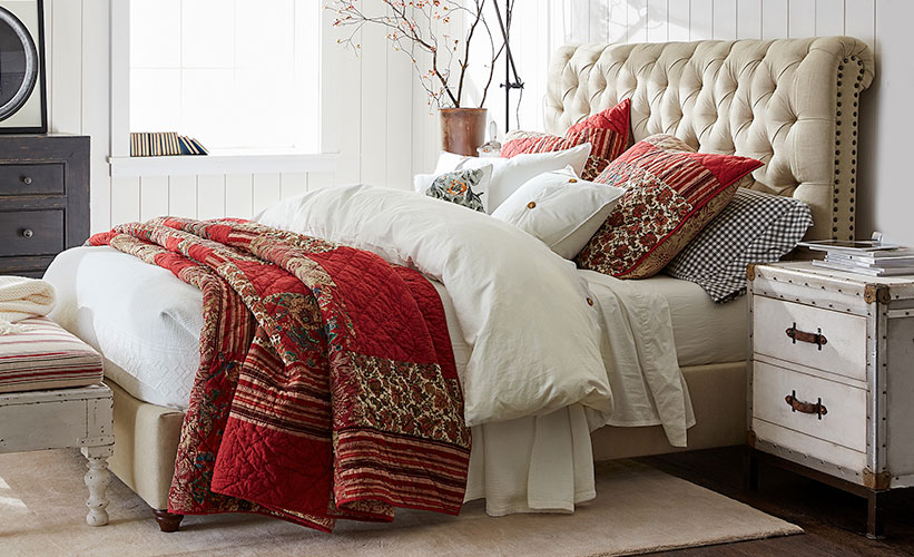3 Ways to Decorate with Quilts Pottery Barn