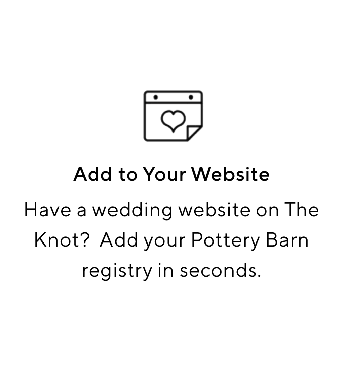 Wedding Registry, Bridal Registry & Gift Registry Pottery Barn