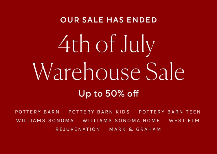 4th of July Warehouse Sale