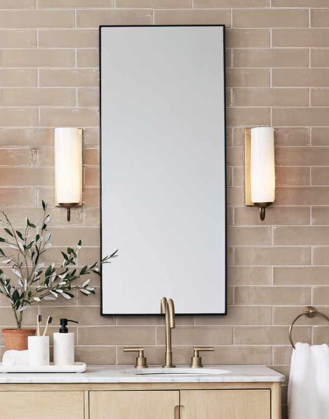 Polished Chrome Wall Mounted Double Glass Shower Shelf - Luxury Bath  Collection