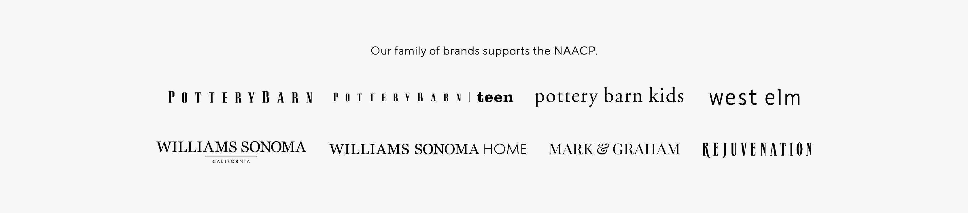 Our Family of Brands Supports the NAACP