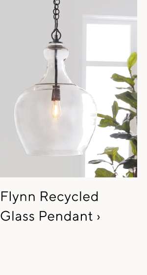 Flynn Recycled Glass Pendant