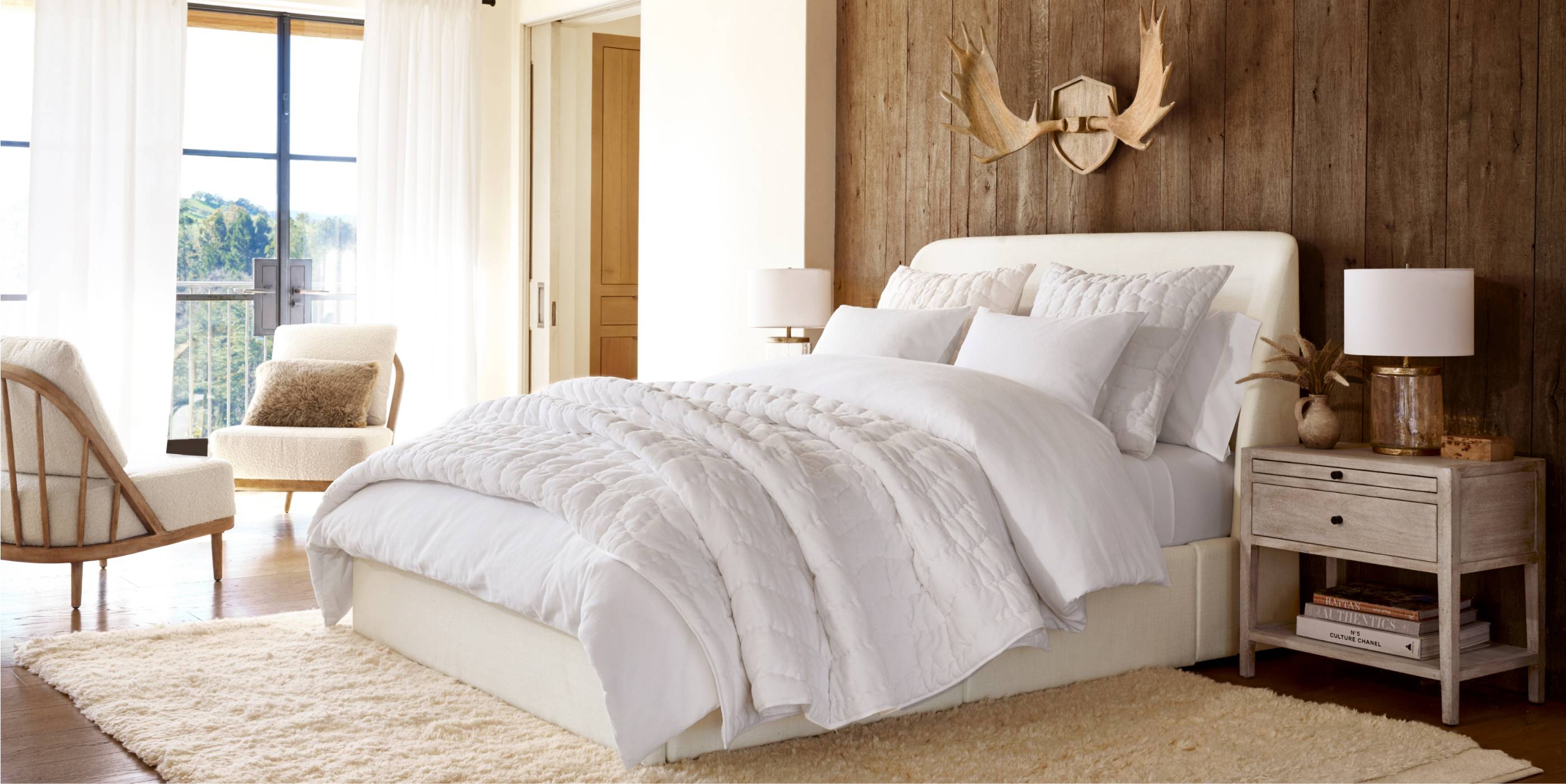 Timeless White Bed