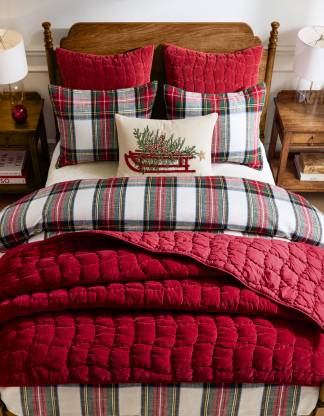 Pottery barn sheets christmas best sale