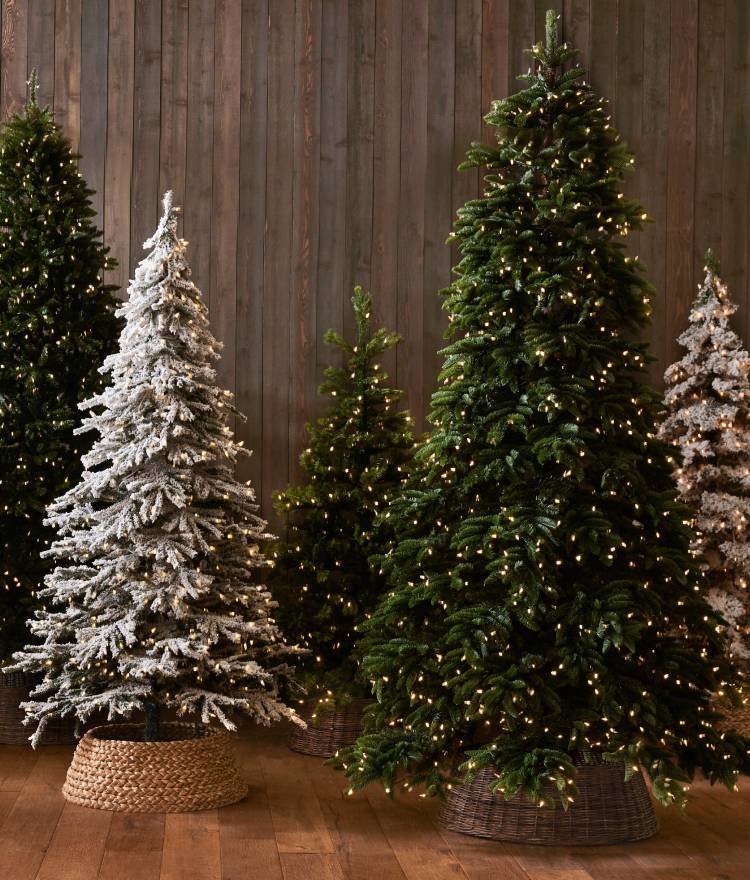 white christmas dresses Best Choice Products 7.5ft Pre-Lit Flocked Full Aspen Noble Fir Christmas Tree w/ 1,500 2-in-1 Twinkling Micro LEDs main image 1